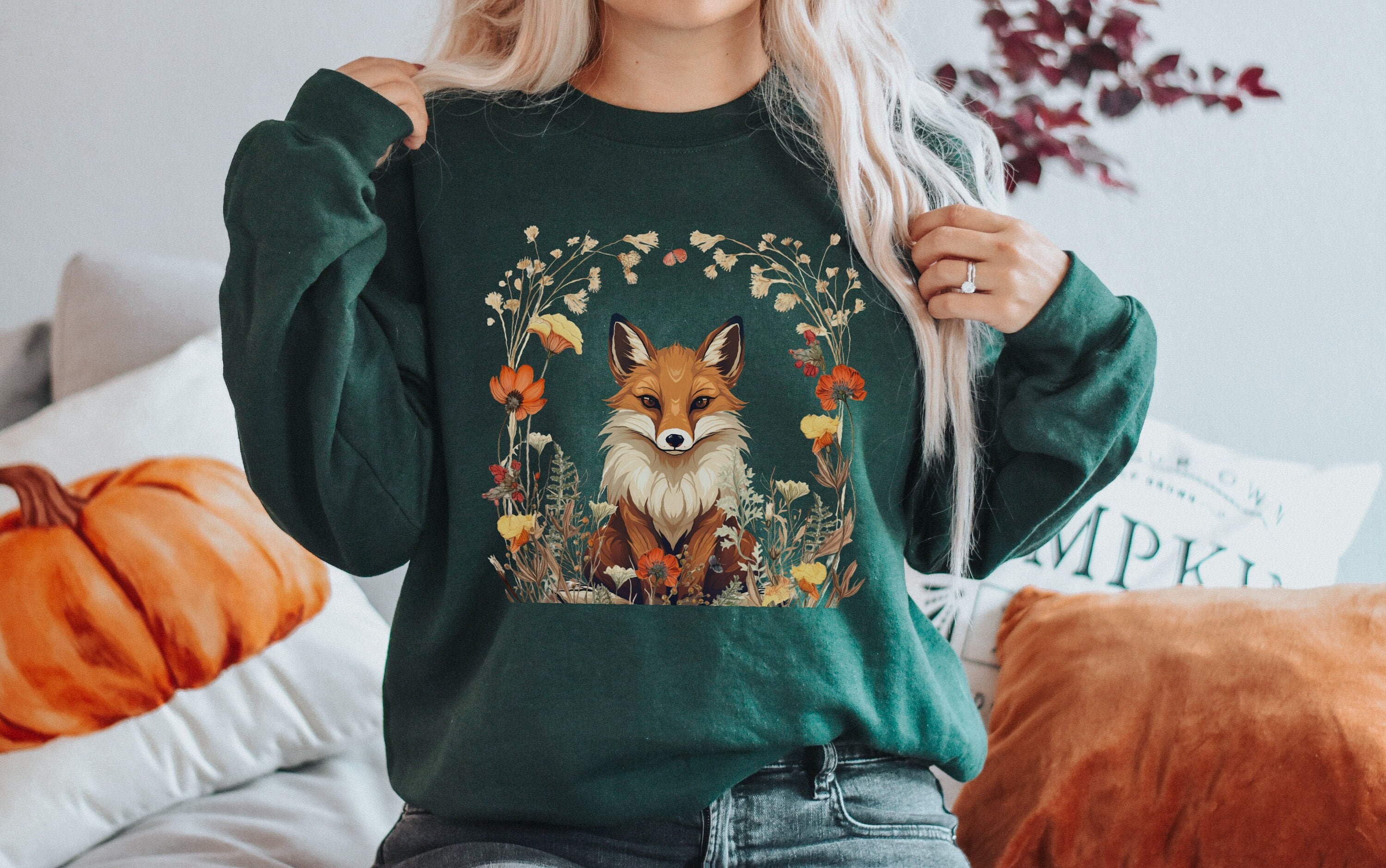 Fox sweatshirt womens sale