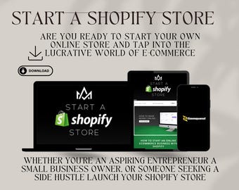 Shopify Store Start-Guide: E-Kommerz (Instant Download)