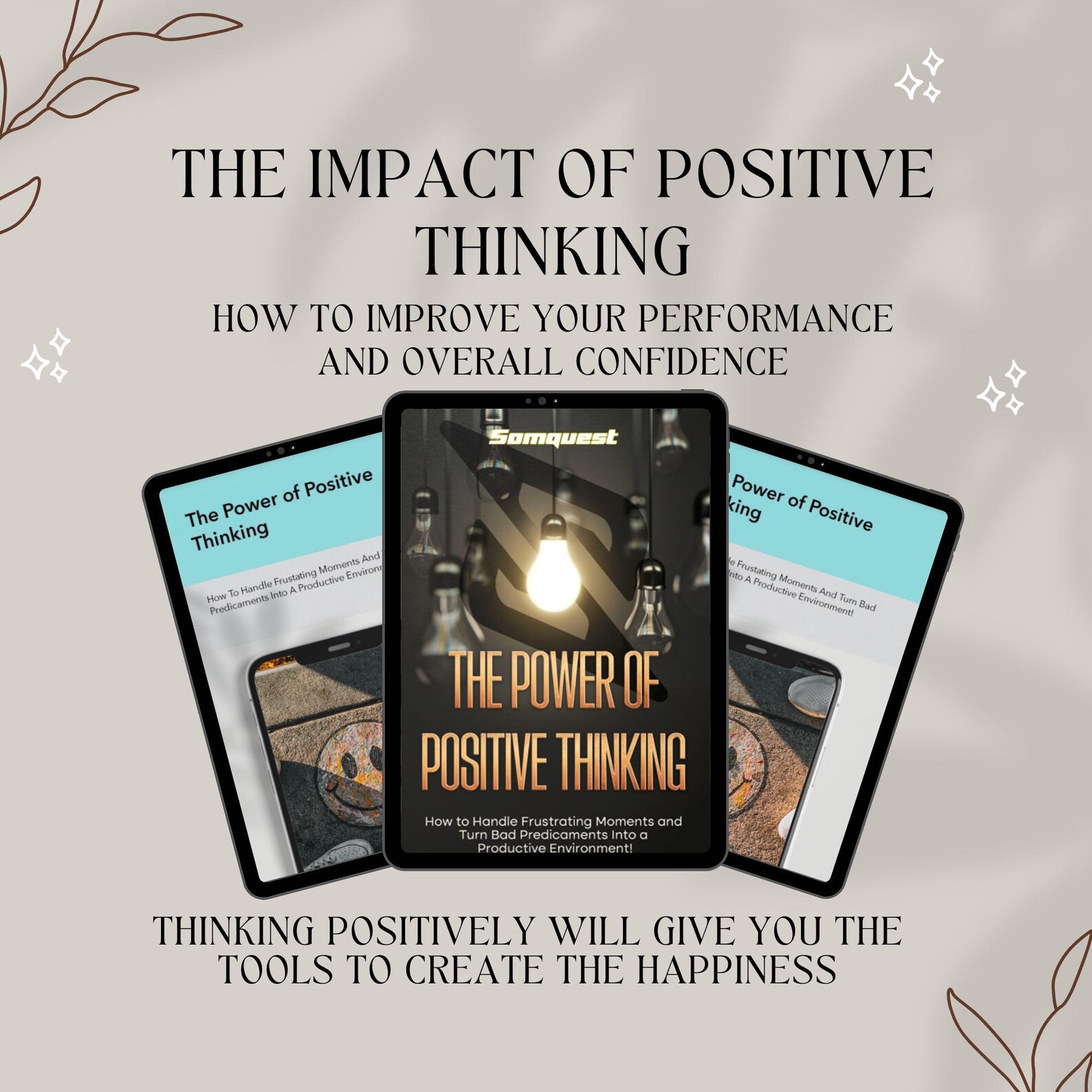 Working Positive Thinking Positive Thinking at Work: Motivational Guide (instant Download) - Etsy