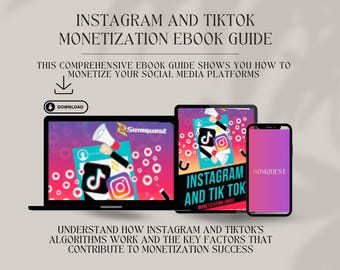 Instagram und Tiktok Monetarisierung eBook-Leitfaden - Richten Sie eine bestimmte Zielgruppe an | Techniken zur Erstellung von ansprechenden Inhalten