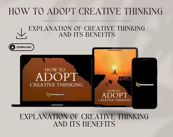 Kreatives Denken E-Book: Ideengenerierung & Problemlösung (Instant Download)