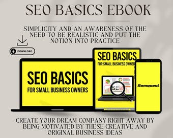 SEO Basics Ebook: Small Business Guide (Instant Download)