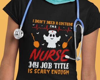 Halloween scary nurse | spooky shirt | Boo Crew | Scary shirt | Nursing | Hospital Nurse | Retro Halloween | vintage tee
