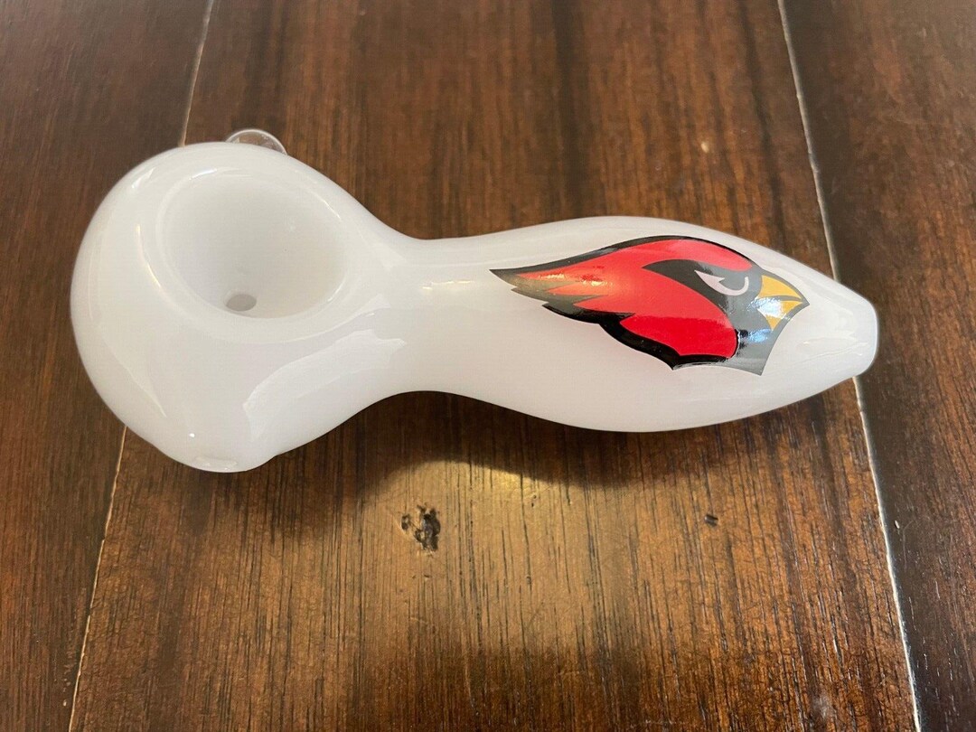 4 Premium Glass Pipe White Ari Arizona Cards Cardinals - Etsy