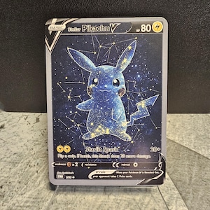 Aangepaste Pokémon-fanartkaart Pikachu-sterrenbeeld