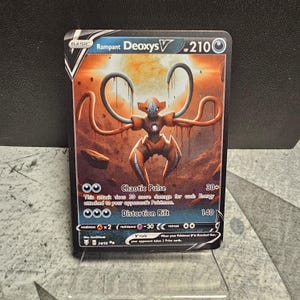 Tarjeta de fan art de Pokémon Horror personalizada de Deoxys