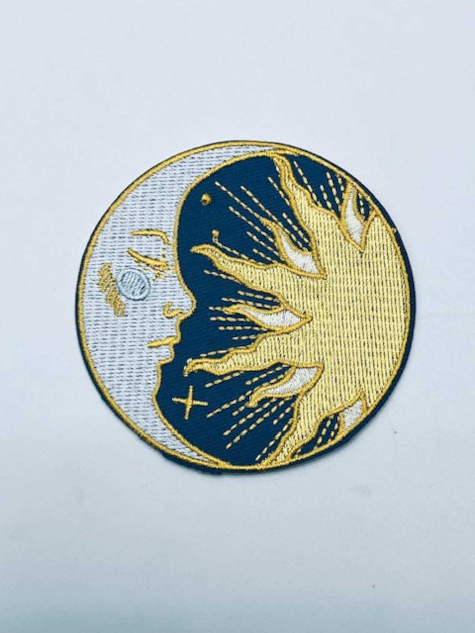 Moon Patch The Sun and the Moon Iron on Patch - Etsy