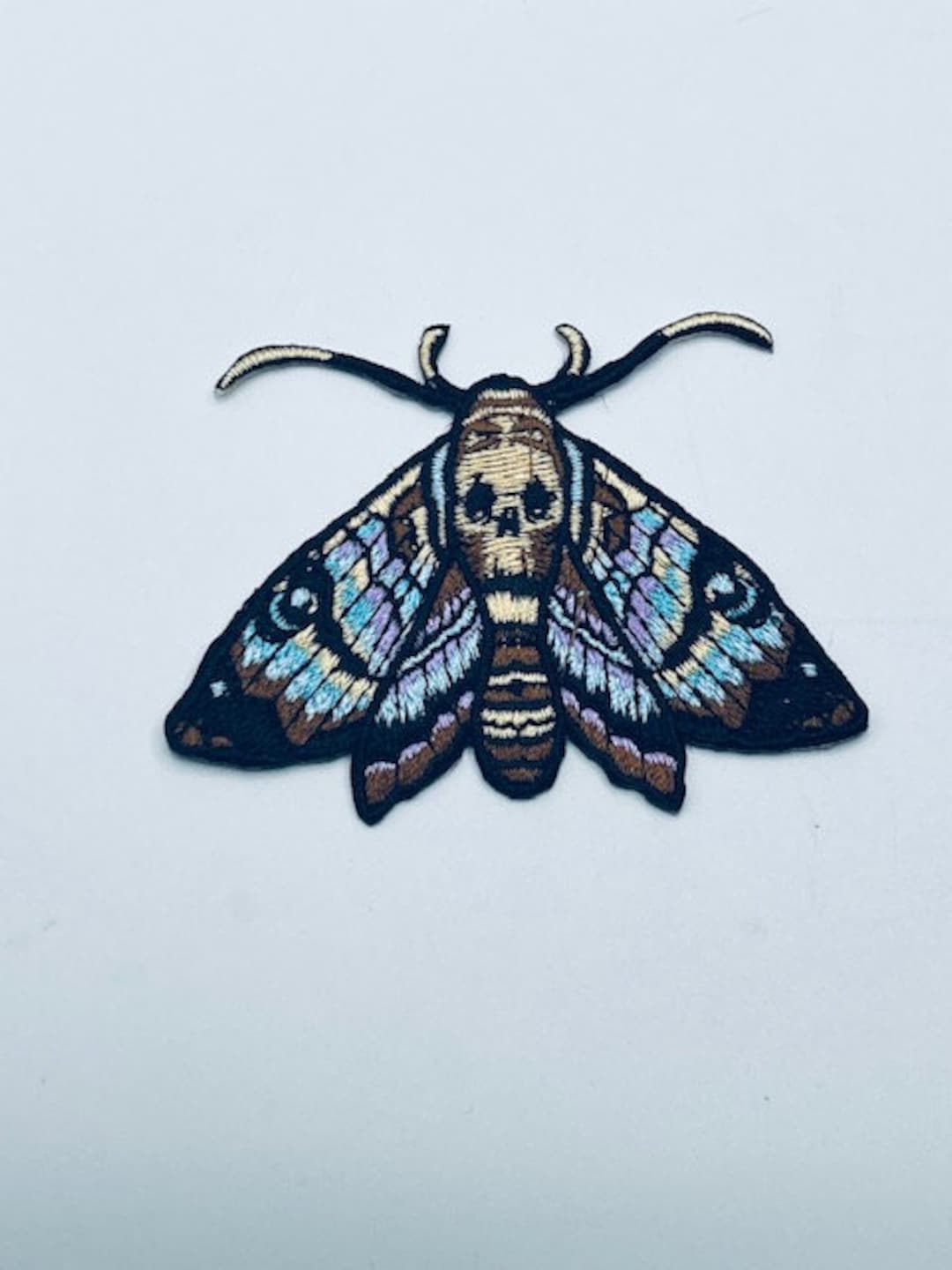 Death Head Moth Iron on Patch - Etsy