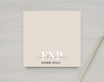 Personalized FNP Post-it® Note Pads, FNP Gifts, Family Nurse Practitioner Gift, NP Note Pads, Gifts for Graduation, Custom Gift for FNPs