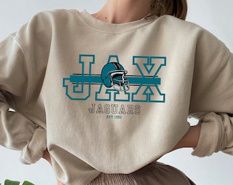 Vintage Jacksonville Jaguars Football Sweatshirt, Jags Shirt, Jaguars NFL Sweatshirt Football, Unisex Sweatshirt Crewneck