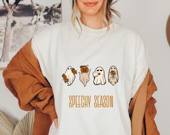 SLP Halloween Shirt, Speech Language Pathologist Halloween Tee, Fall SLP T-Shirt, Speech Therapist Tee, SLP Halloween, Speechy Season Shirt