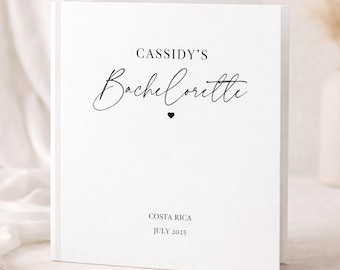 Bachelorette Party Guestbook, Custom Bachelorette Scrapbook, Gifts for Bride Photo Book, Polaroid Photos Book, Personalized Bride to Be Gift