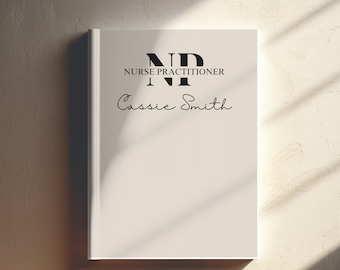 Personalized NP Notebook, Nurse Practitioner Hardcover Journal, NP Gift, Nurse Practitioners Graduation Gift, Thank You Gifts for Nurses