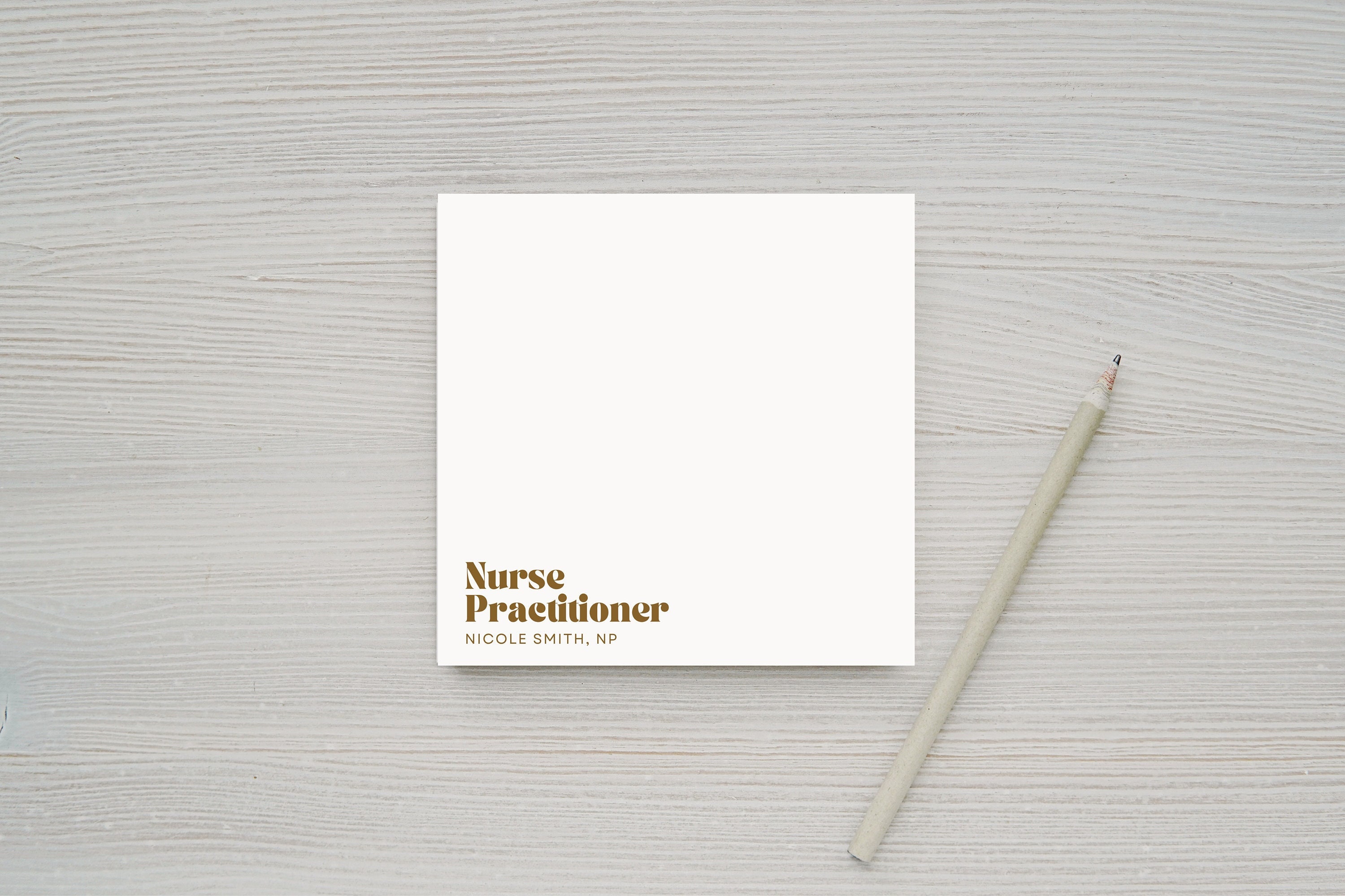 Personalized Nurse Practitioner Post-it® Note Pads, NP Gifts, Nurse Practitioner Gift, NP Note Pads, Gifts for Graduation, Custom Gift