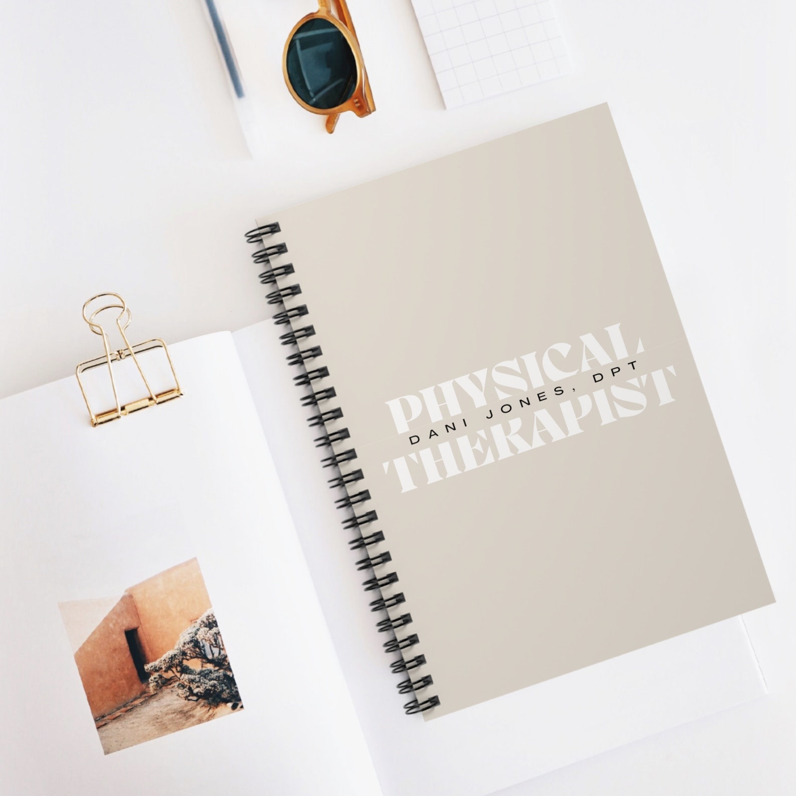 Personalized Physical Therapy Notebook, PT Gift, Physical Therapists ...
