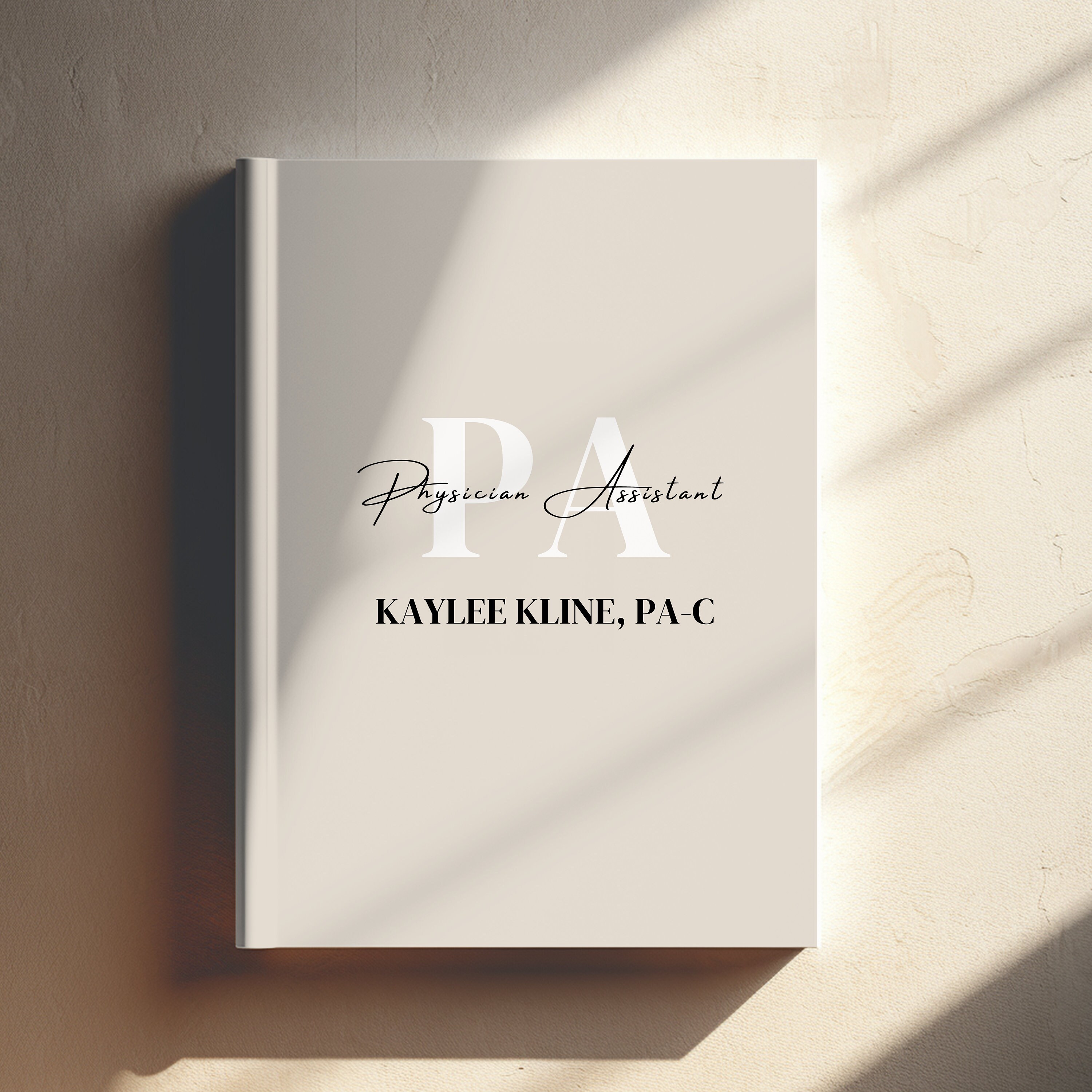 Personalized Physician Assistant Notebook, Gifts for Pas, PA-C Gifts ...