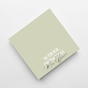 Personalized School Principal Post-It Notes, Principal Appreciation Sticky Notes, Principal Notepad, Admin Gifts for Principals, Custom Note