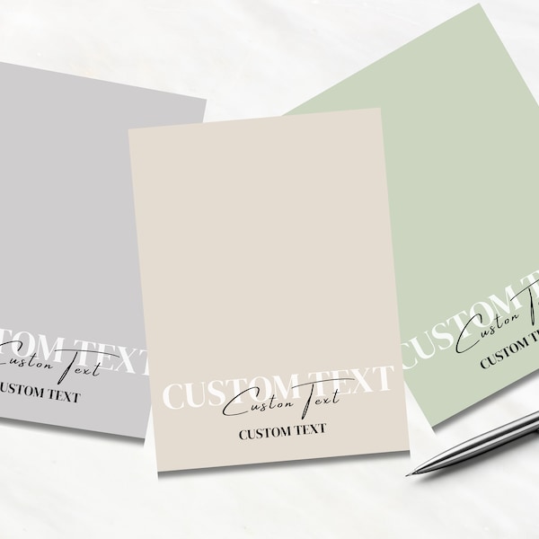 Custom post it note etsy