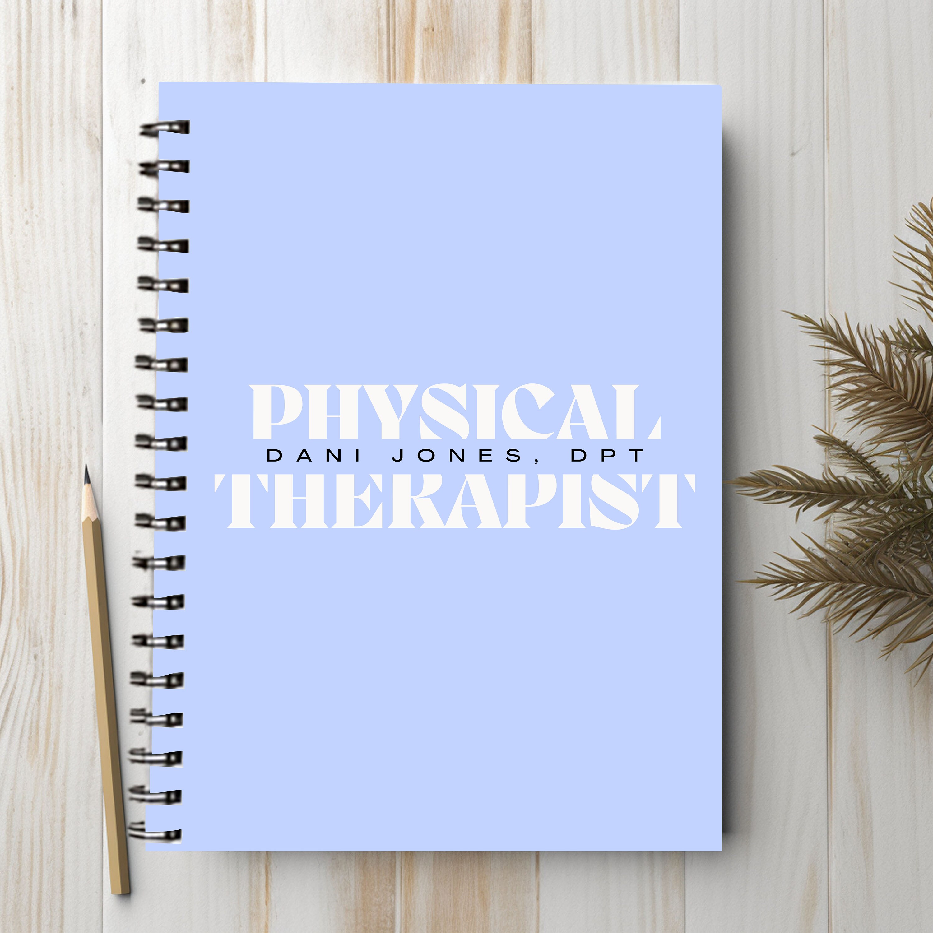 Personalized Physical Therapy Notebook, PT Gift, Physical Therapists ...