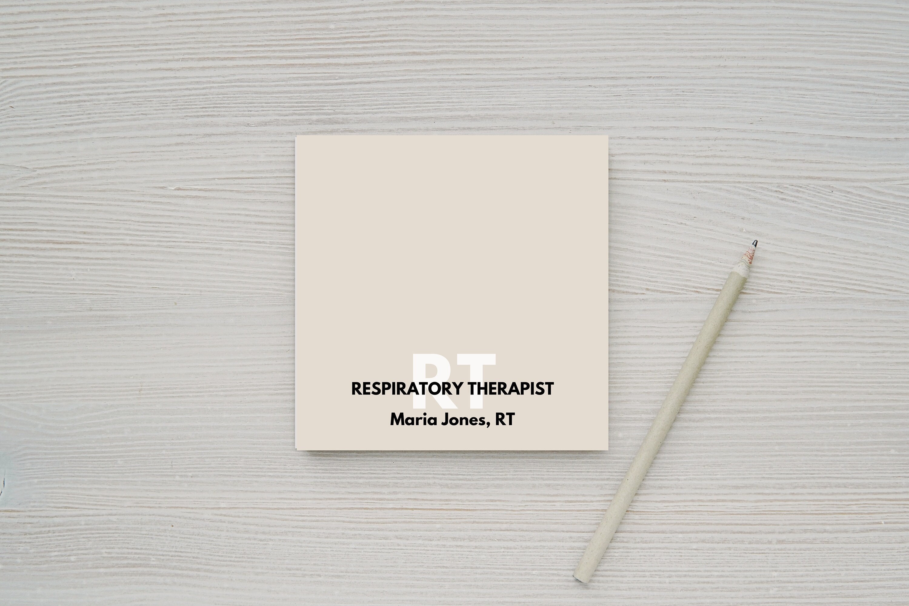 Personalized Respiratory Therapy Post-it® Note Pads, RT Gifts, RT Gift, Respiratory Therapist Gifts, Graduation Gifts, Custom Notepads