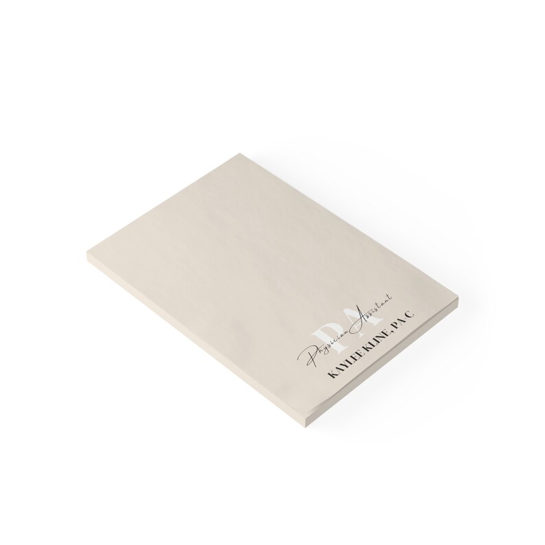 Personalized Physician Assistant Post-It Notes, Gifts for PAs, PA-C Gifts, Coworker Gift, Certified PA Note Pad, Graduation Gifts image 5