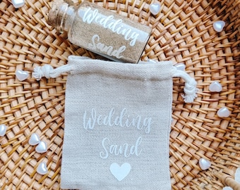 Wedding sand, wedding gift, honeymoon sand, honeymoon present, evening guest gift, wedding presents, bride to be gift, hen party gift