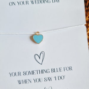 Something blue, gift for bride, morning of wedding gift, something blue for bride, wedding gifts, wedding hamper, gift for bride image 3