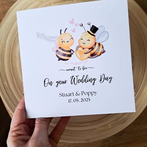 Personalisierte Glückwunschkarte zur Hochzeit, An Ihrem Hochzeitstag, Mr&Mrs