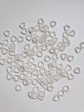 Heart confetti, ivory pearl table confetti, heart shaped wedding confetti, wedding decorations