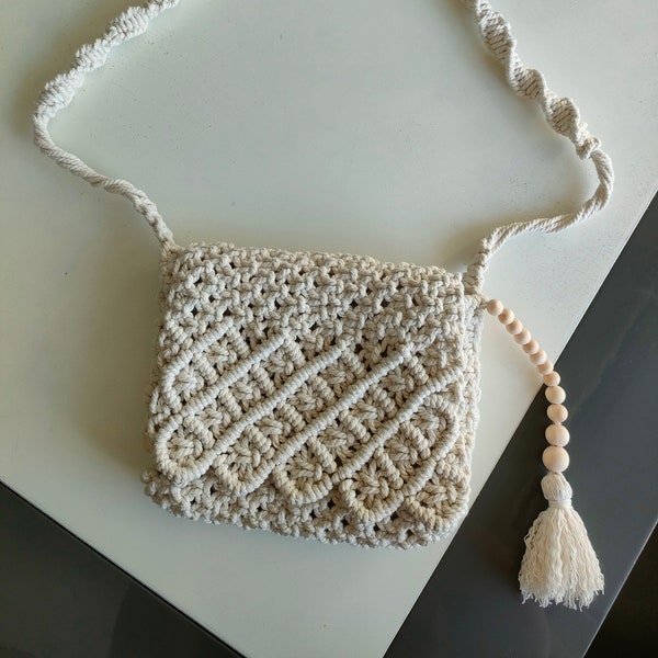 Sac à main macramé