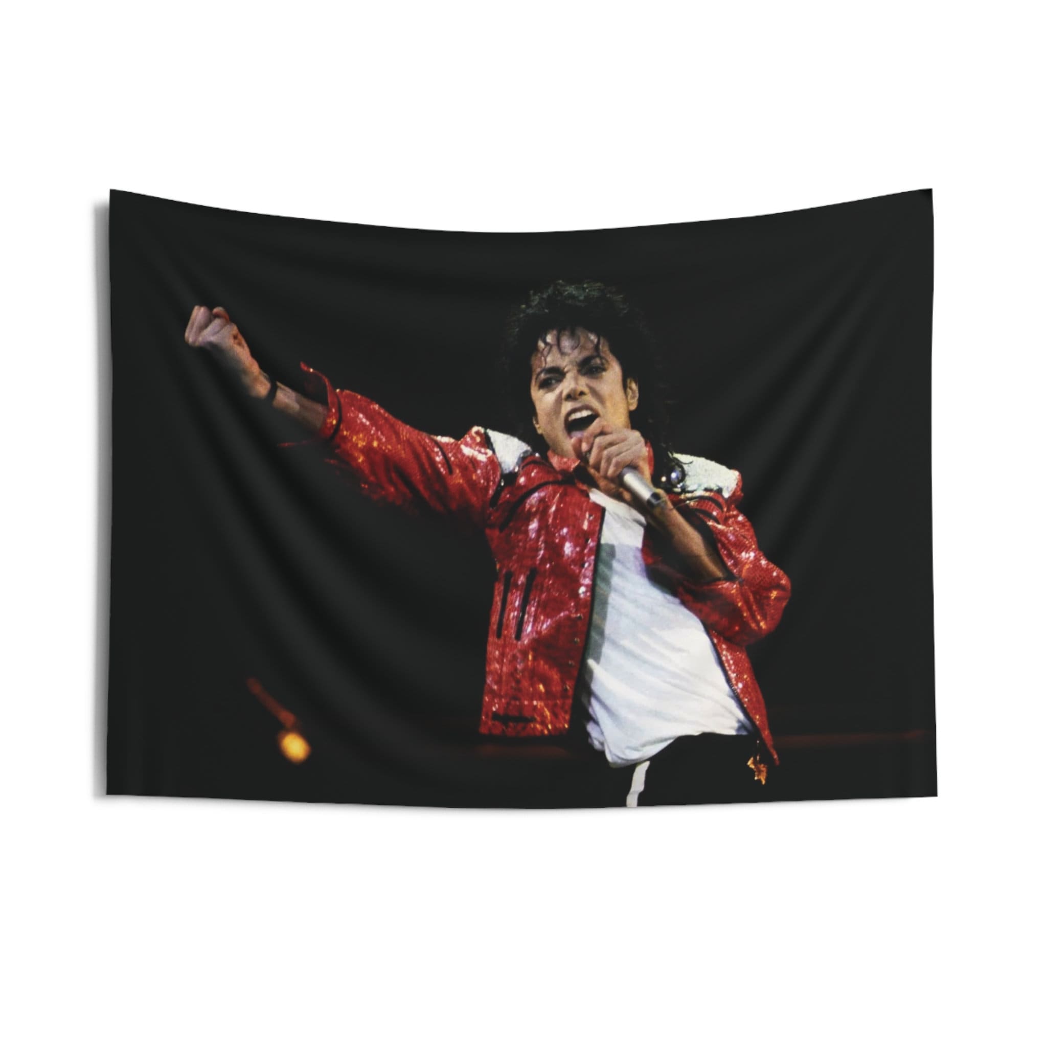 ⭐️Michael Jackson⭐️垂幕⭐️応援旗⭐️タペストリー⭐️未使用⭐️ Michael jackson flag - Etsy 日本