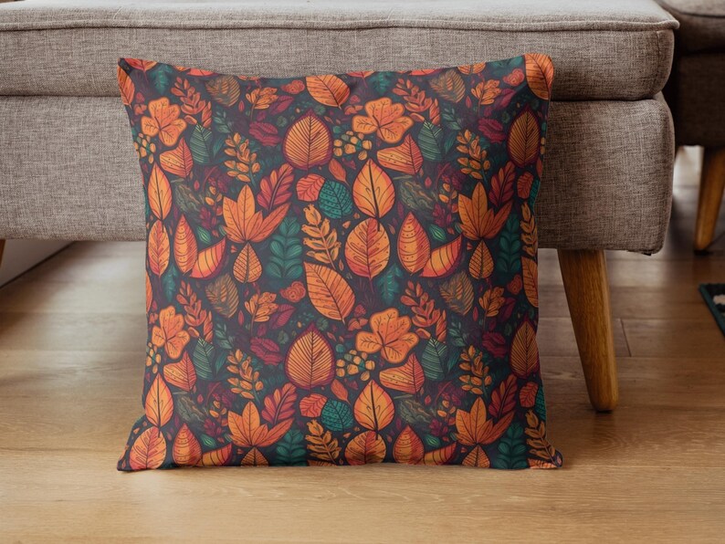 Autumn Leaf Digital Paper Set, 12 Seamless Fall Patterns for Crafts ...
