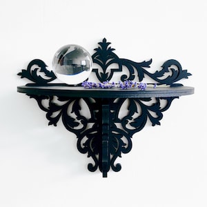 Gothic Victorian Style Shelf Dark Elegance Home Decor