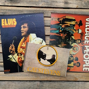 Sketchbooks Upcycled from Vinyl Record Covers