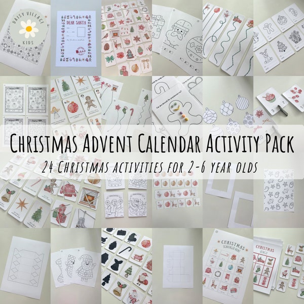 Advent Activity Pack - Etsy