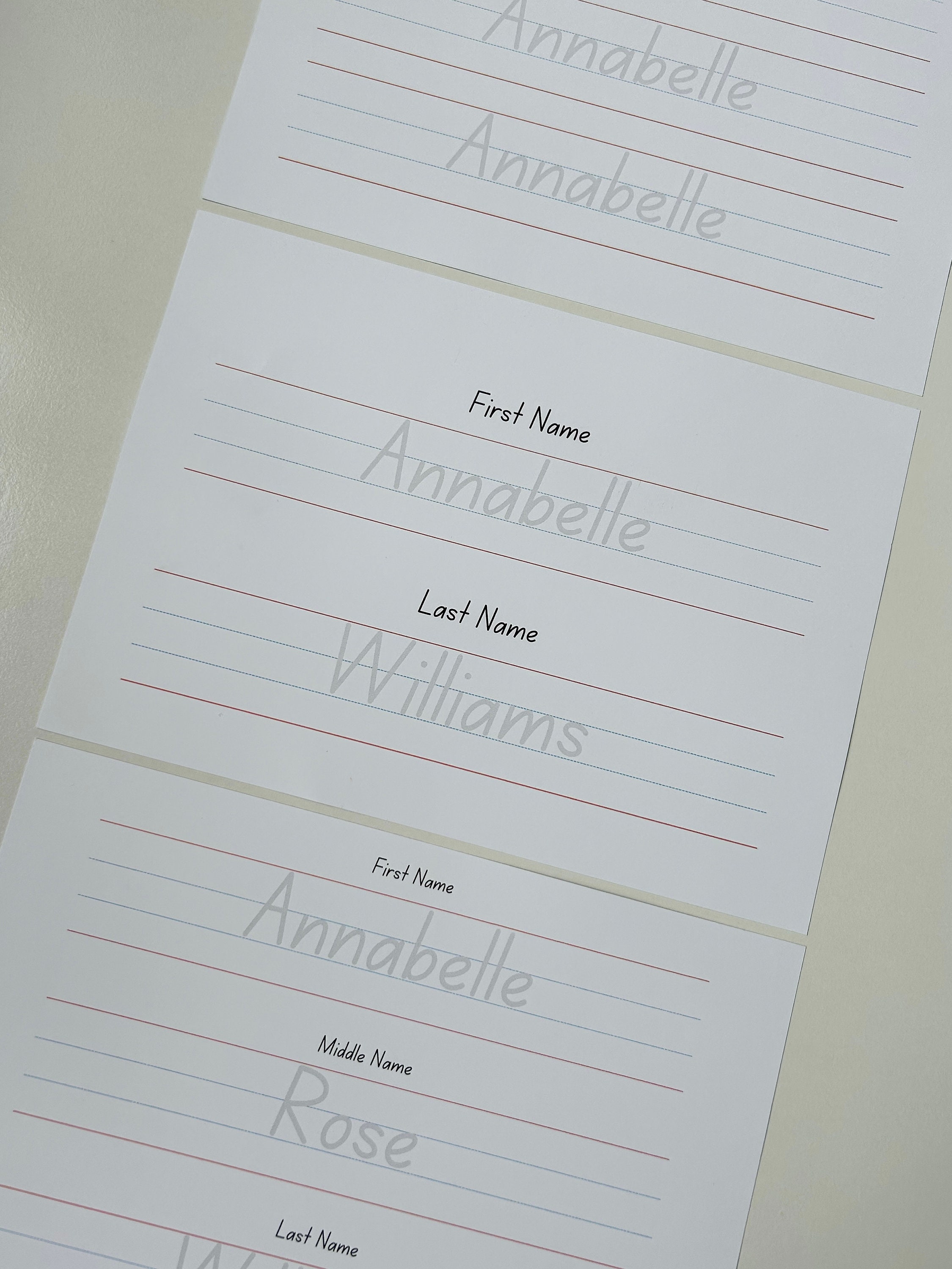 Name Tracing Template Printable, EDIT IN CANVA, Early Writing ...
