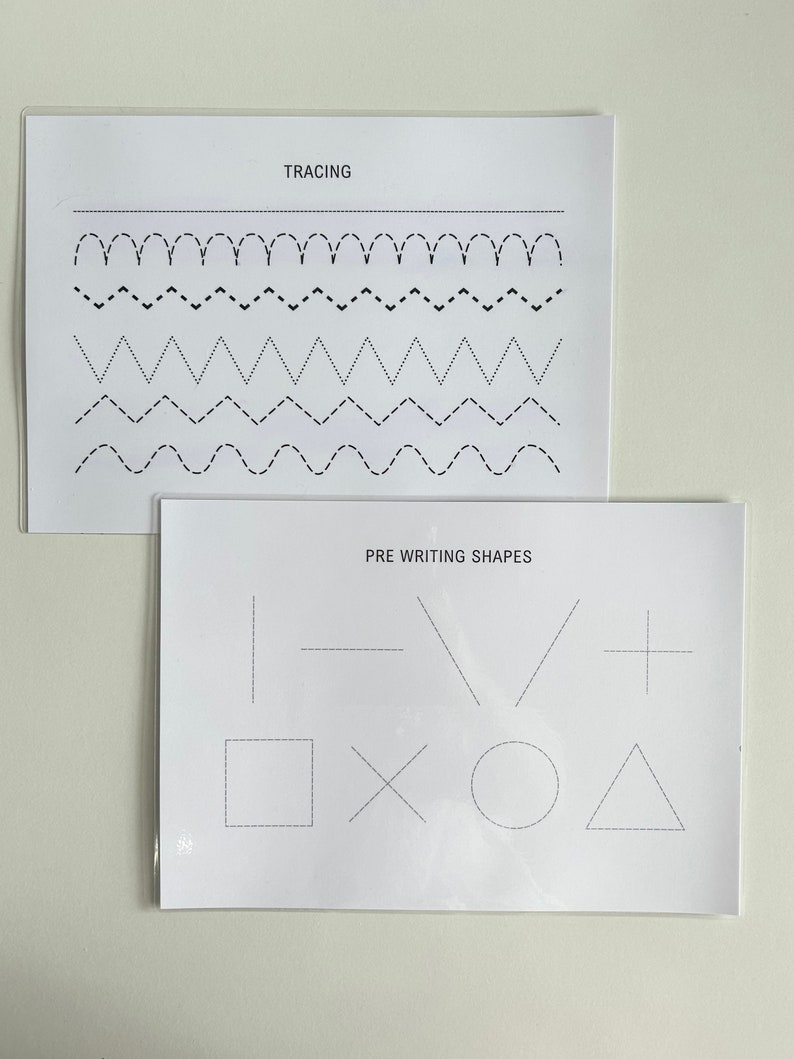 Pre Writing Tracing Sheets Printable, Line Tracing Sheet, Pre Writing