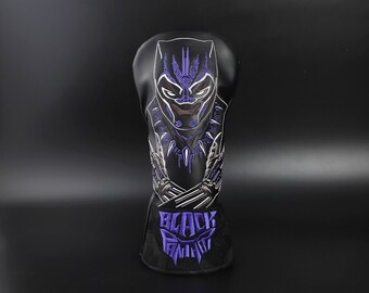 Neue JY handgemachte Black Panther inspiriert Golf Fahrer Headcover -Handmade-Bis zu 460ccm-Made in den USA