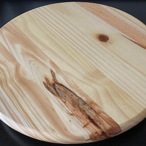 Lazy Susan Turntable For Dining Table, Handmade, 15 Inch, Wood, Kitchen, Cabinet, Pantry Organization, Housewarming, Home Decor, Unique Gift
