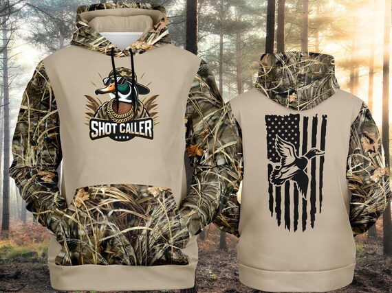 Duck hunting camo hoodie sale