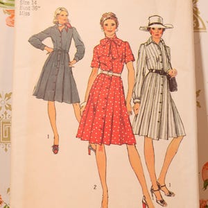 Simplicity 6270 - Button Dress - vintage sewing pattern