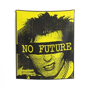 No Future Sex Pistols Sid Vicious Tapestry. BIG 50