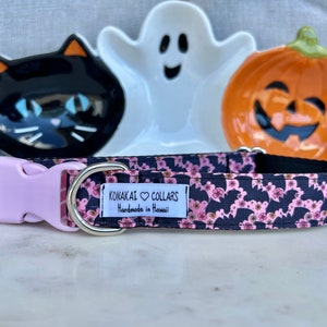 Halloween Bats Dog Collar