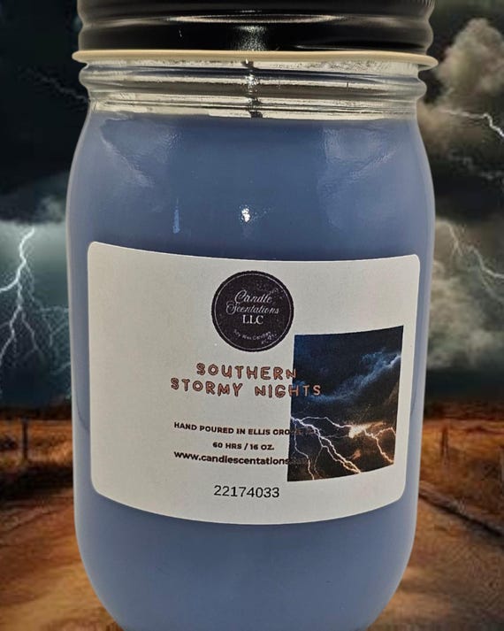 Southern Stormy Nights 16oz. Candle