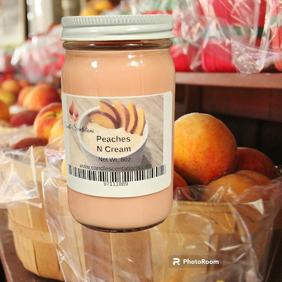 Peaches N Cream 8oz. Candle