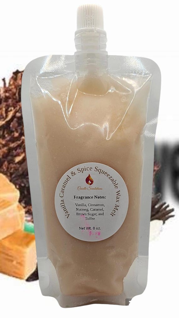 Vanilla Caramel & Spice Squeezable 8 oz. Wax Melt