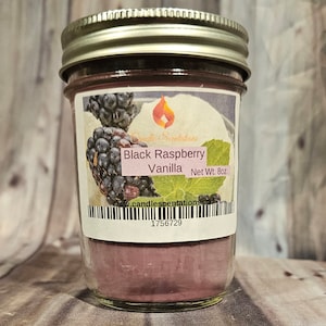 Black Raspberry Vanilla 8oz. Candle