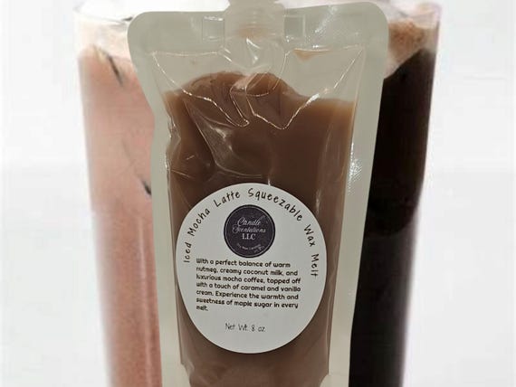 Iced Mocha Latte 8 oz. Squeezable Wax Melt