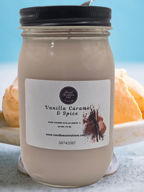 Vanilla Caramel & Spice 16oz. Candle