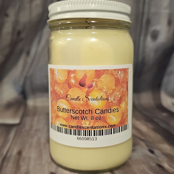 Butterscotch Candies 8oz. Candle